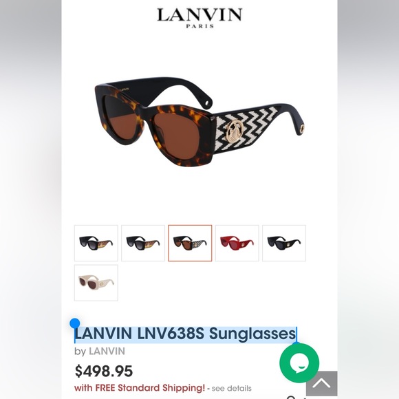 Lanvin LNV638S Sunglasses